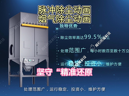 想做除尘宣传？这个脉冲除尘动画超好用