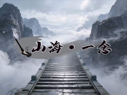 AIGC《山海・一念》3D 古风意境短片