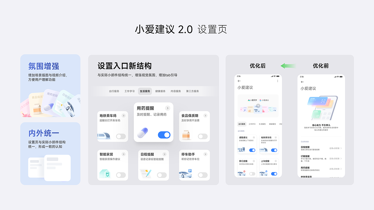 「古法设计」小爱同学小部件-视觉设计（图ZNDA0NjIzMDQw） - APP界面 - 站酷设计师李添吉DESIGN原创素材 - 站酷ZCOOL