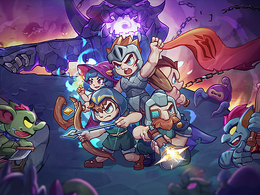 Steam塔防游戏「盟军远征」游戏UI全案