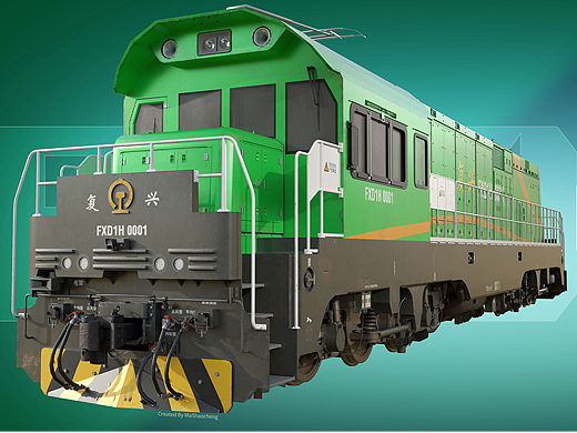 当铁路也用上新能源，FXD1H 混动调车机车