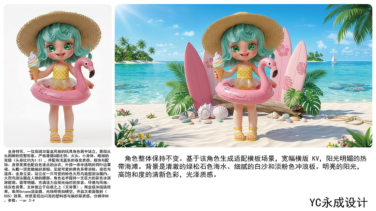 AIGC 工作流：旧 IP 翻新 | 提示词驱动变装与场景延伸（图ZNDA0NjI4NDQw） - AI作品 - 站酷设计师yc永成设计原创素材 - 站酷ZCOOL