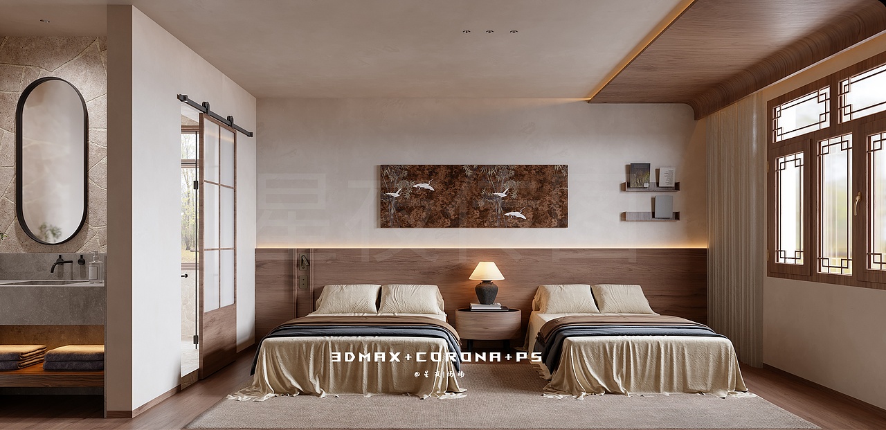 民宿设计 — 去繁从简，心灵的栖居之所（图ZNDA0NjMwOTg4） - 商业空间设计 - 站酷设计师小楠呀原创素材 - 站酷ZCOOL