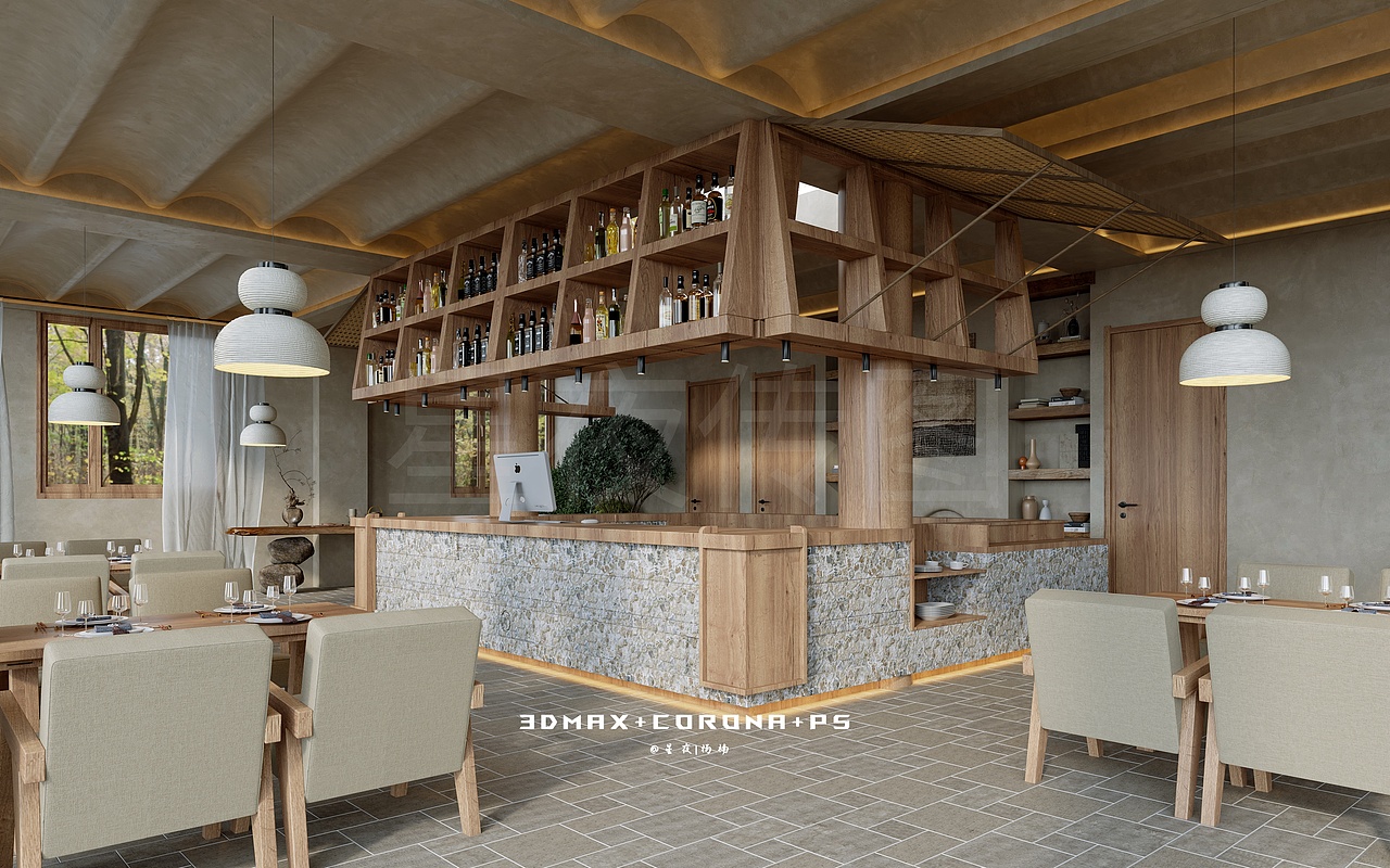 民宿设计 — 去繁从简，心灵的栖居之所（图ZNDA0NjMxMDA0） - 商业空间设计 - 站酷设计师小楠呀原创素材 - 站酷ZCOOL