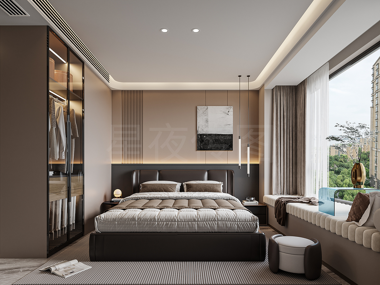 轻奢风 | 奢韵如诗，生活如常（图ZNDA0NjMxMTYw） - 家装设计 - 站酷设计师唐雨童原创素材 - 站酷ZCOOL