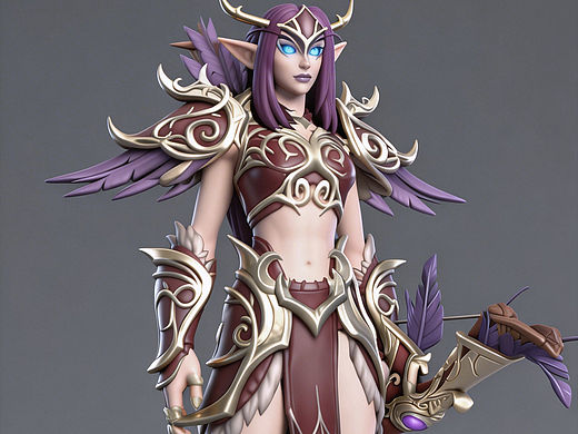 暗夜精灵猎人姐姐