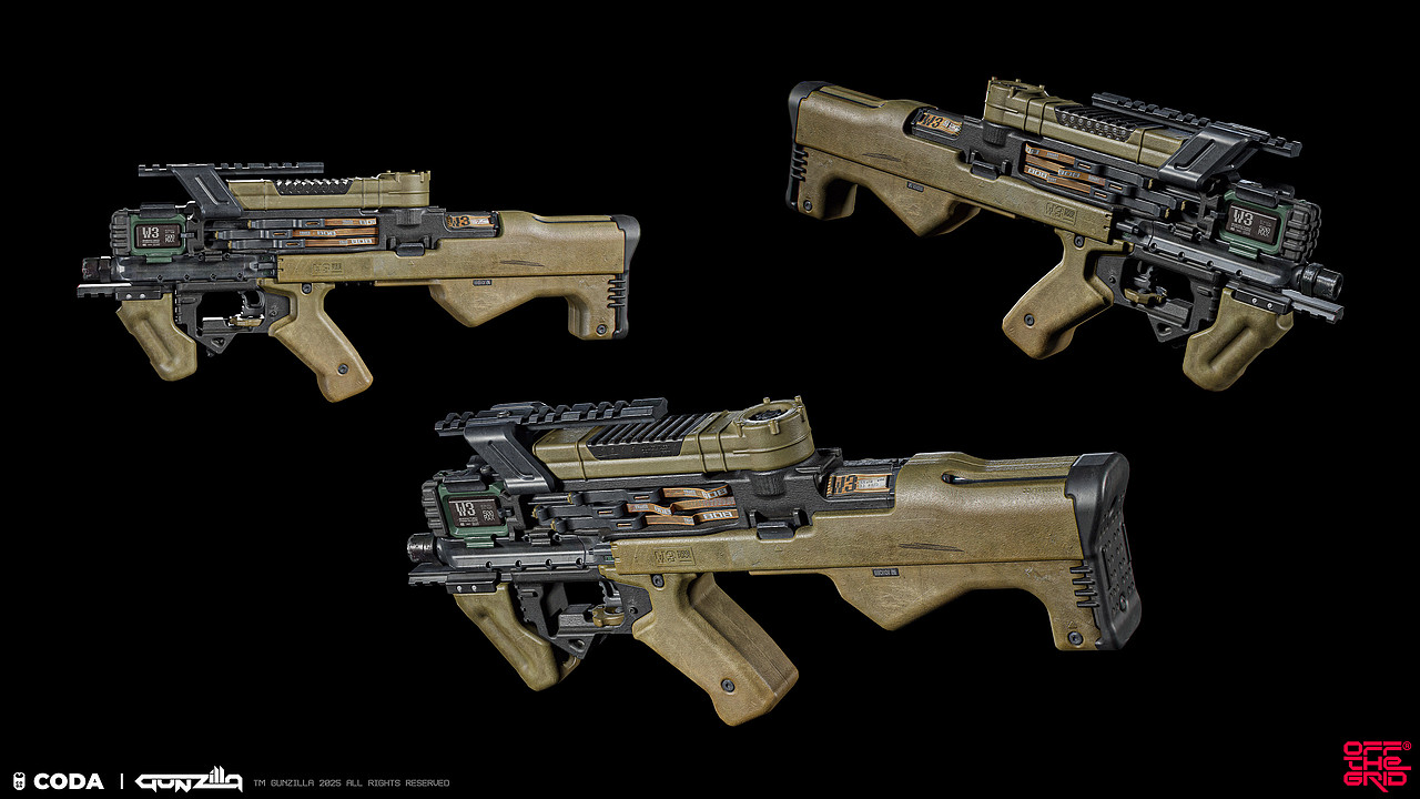 KITE SMG｜Off The Grid 游戏武器 🔫⚙️（图ZNDA0NjQ5MDg4） - 其他三维 - 站酷设计师CODAChina原创素材 - 站酷ZCOOL