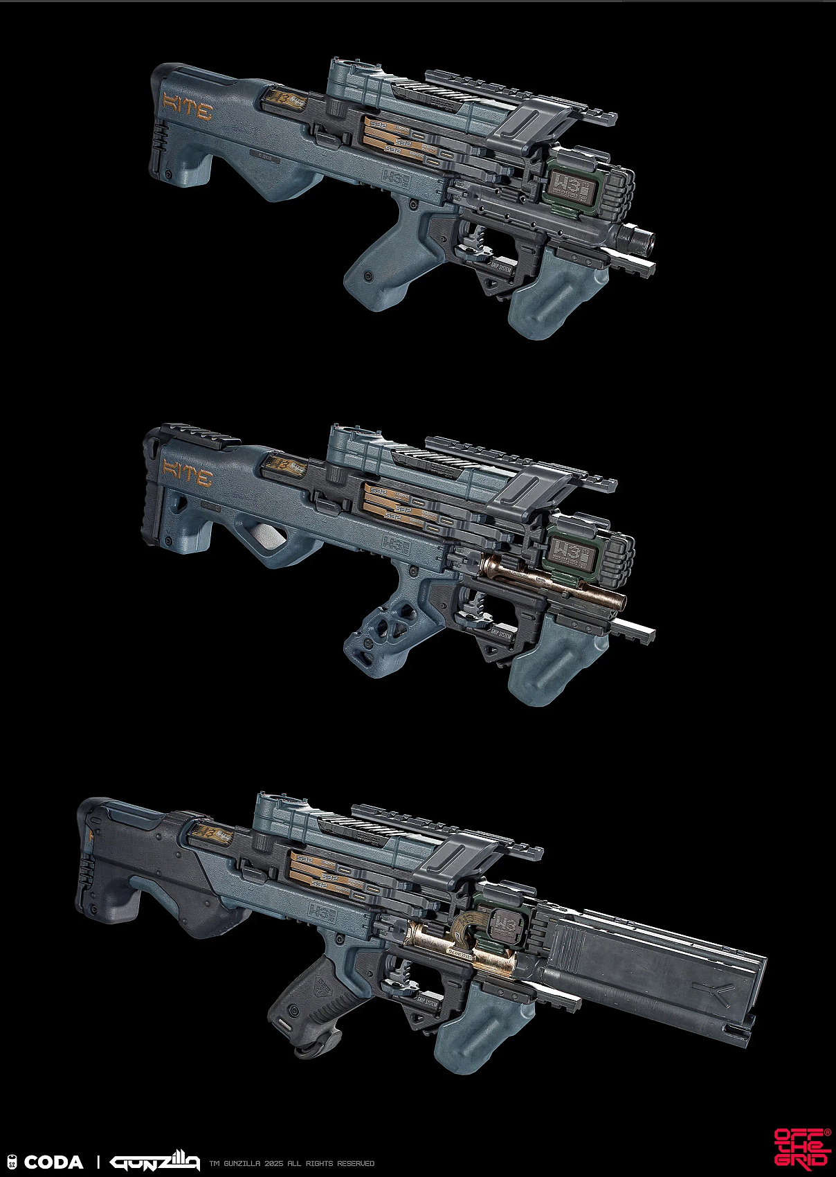 KITE SMG｜Off The Grid 游戏武器 🔫⚙️（图ZNDA0NjQ5MTI4） - 其他三维 - 站酷设计师CODAChina原创素材 - 站酷ZCOOL