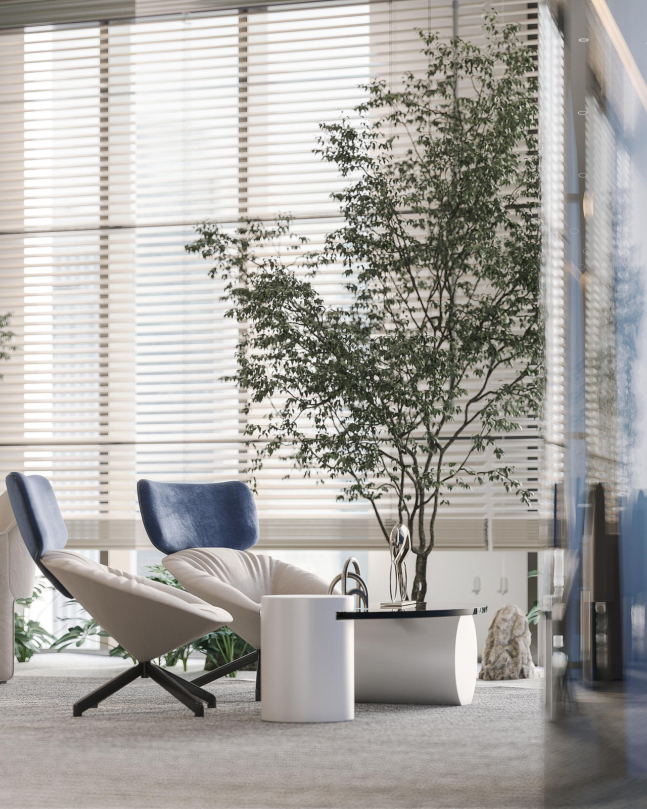 現(xiàn)代辦公室（圖ZNDA0NjQ5NTA0） - 商業(yè)空間設(shè)計 - 站酷設(shè)計師予初呀0100原創(chuàng)素材 - 站酷ZCOOL