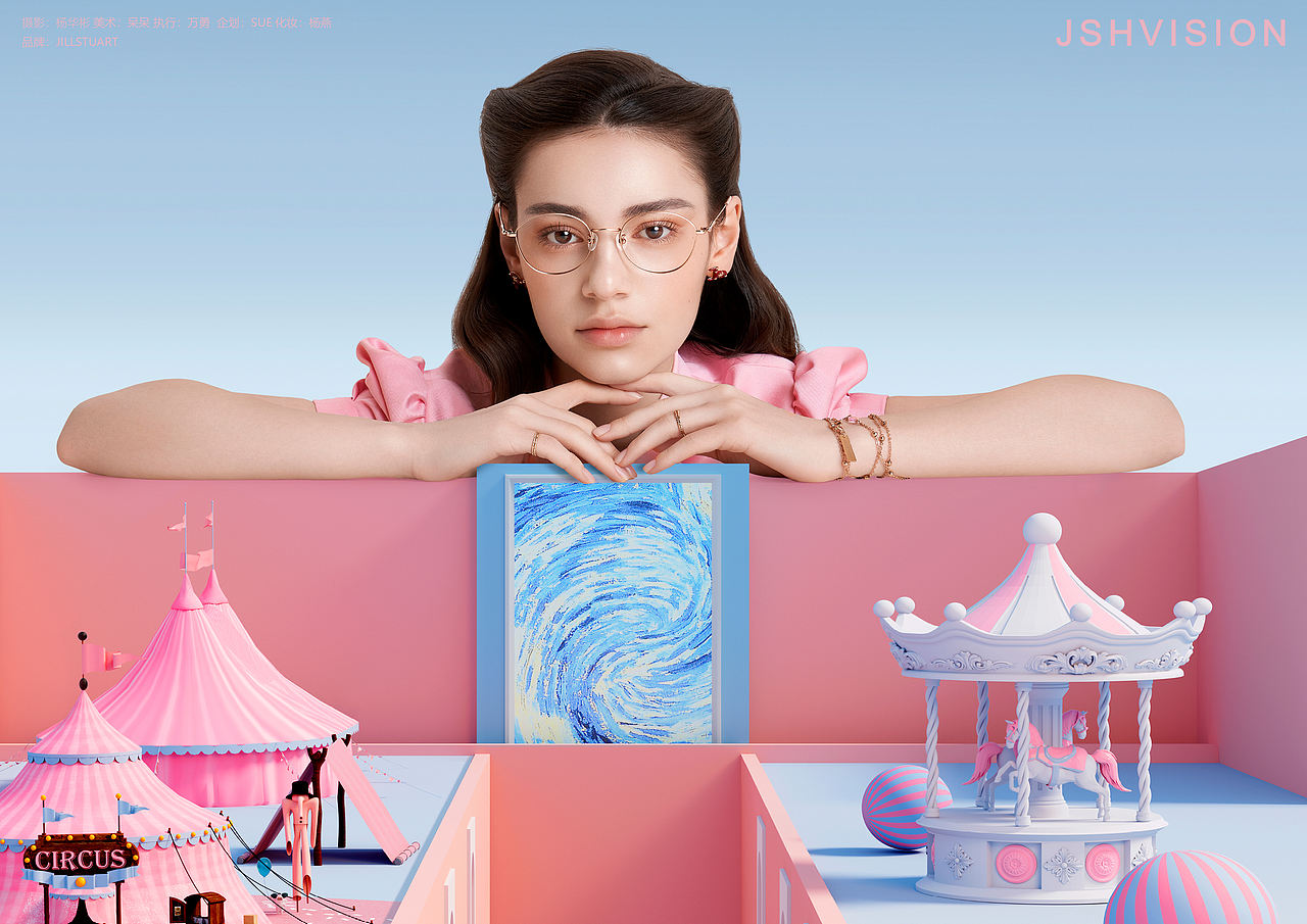 马戏团｜Jill Stuart 2026（图ZNDA0NjQ5NjUy） - 产品摄影 - 站酷设计师杨华彬原创素材 - 站酷ZCOOL