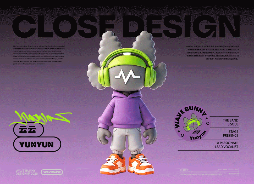 WAVE BUNNY | 浪浪兔IP(图ZNDA0NjUxNDQ0) - IP形象 - 站酷设计师来来lailai原创素材 - 站酷ZCOOL