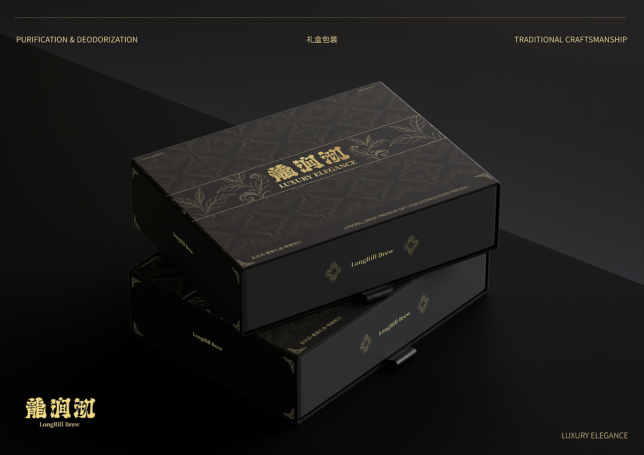 龙涧沏 | 高端茶叶品牌 | 视觉识别系统（图ZNDA0NjUyNTI4） - 品牌 - 站酷设计师Doria_企权权原创素材 - 站酷ZCOOL