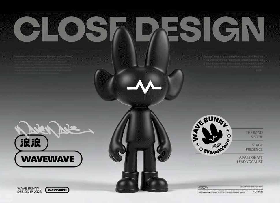 WAVE BUNNY | 浪浪兔IP（图ZNDA0NjUzOTQ0） - IP形象 - 站酷设计师来来lailai原创素材 - 站酷ZCOOL