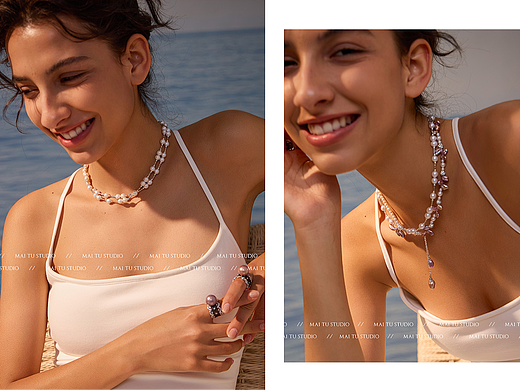 外模珍珠首饰丨麦图摄影丨棚拍丨义乌摄影丨寄拍