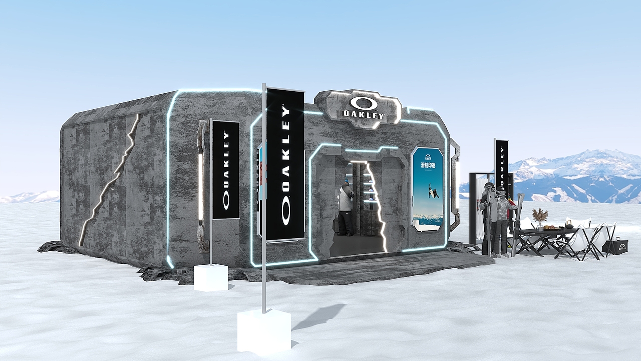 OAKLEY snow（图ZNDA0NjY0MTUy） - 商业空间设计 - 站酷设计师Eddy999原创素材 - 站酷ZCOOL