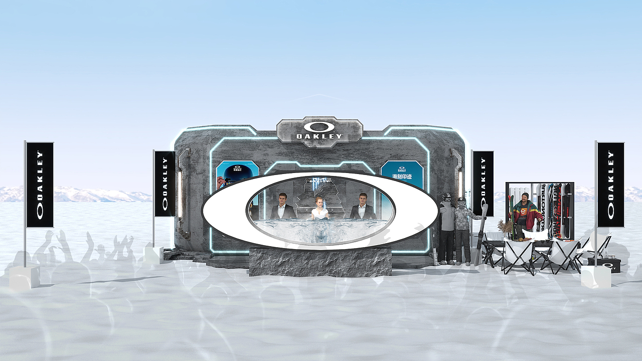 OAKLEY snow（图ZNDA0NjY0MjEy） - 商业空间设计 - 站酷设计师Eddy999原创素材 - 站酷ZCOOL