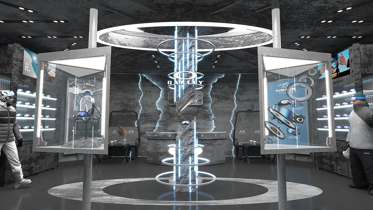 OAKLEY snow（图ZNDA0NjY0MTgw） - 商业空间设计 - 站酷设计师Eddy999原创素材 - 站酷ZCOOL