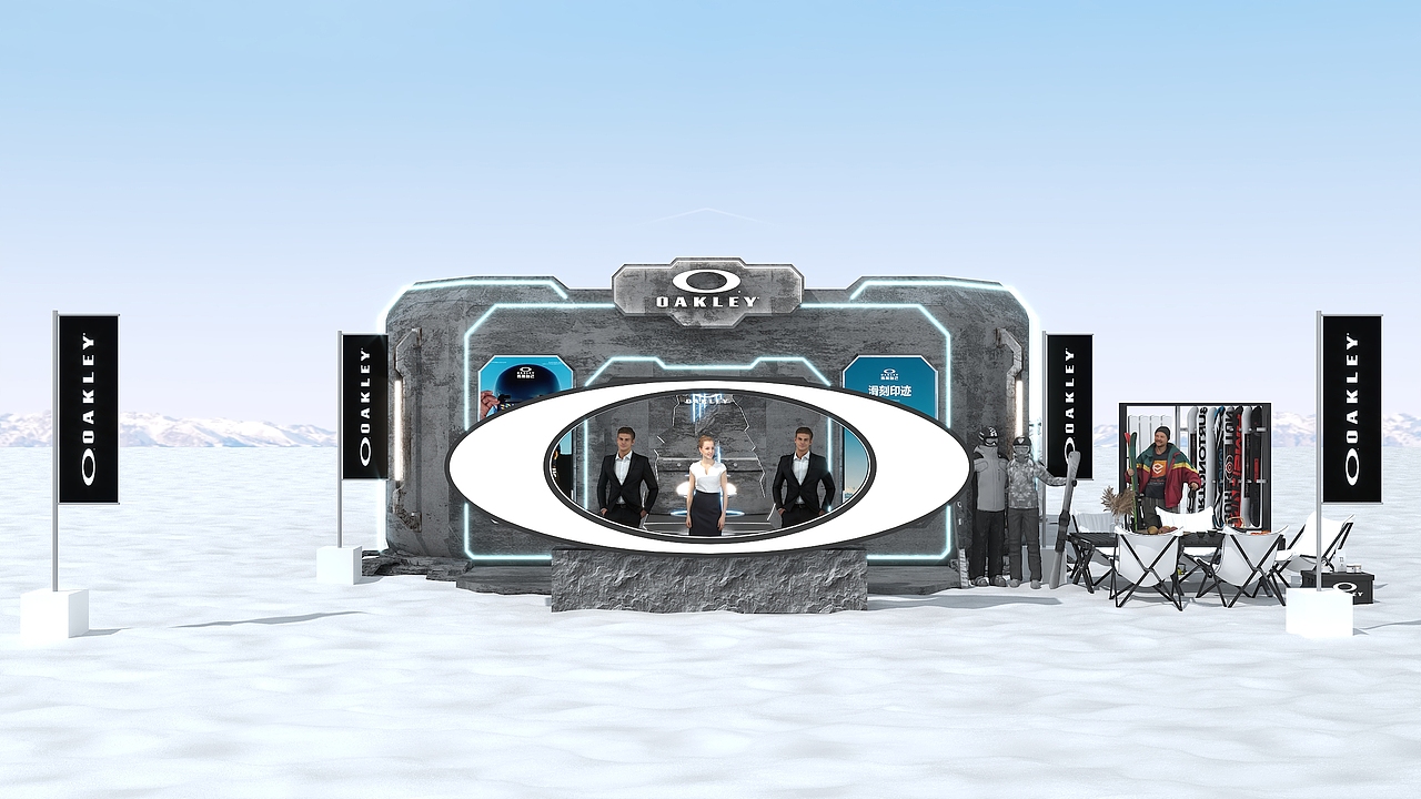 OAKLEY snow（图ZNDA0NjY0MjA0） - 商业空间设计 - 站酷设计师Eddy999原创素材 - 站酷ZCOOL
