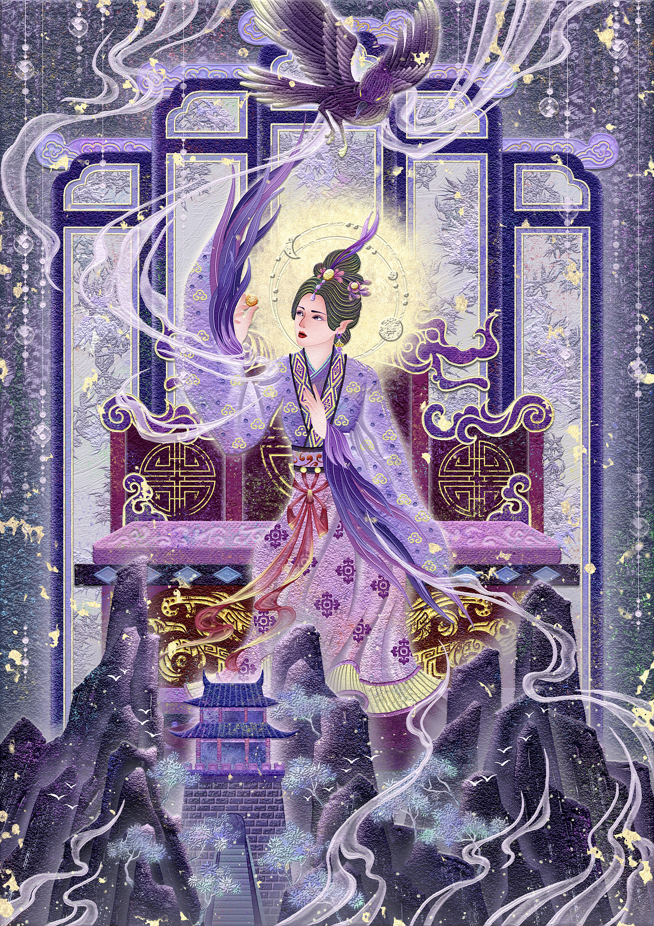 二十八星宿·四月星君（图ZNDA0NjY3ODY4） - 艺术插画 - 站酷设计师插画师奇点原创素材 - 站酷ZCOOL