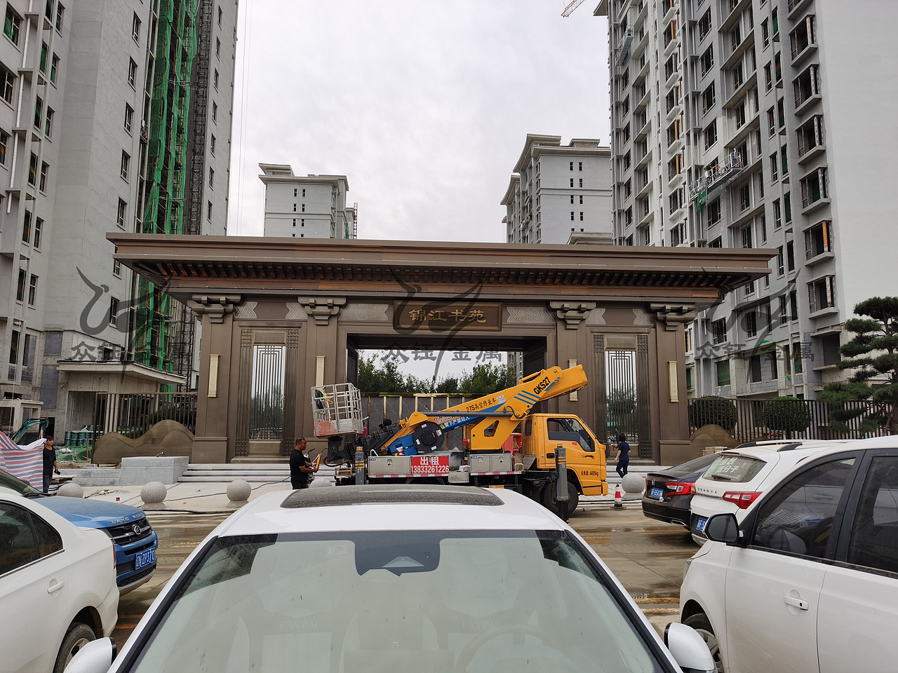 . 商业地产售楼部不锈钢大门 高端会所入户门楼定制（图ZNDA0NjY4NjU2） - 其他工业/产品 - 站酷设计师艺术金属原创素材 - 站酷ZCOOL