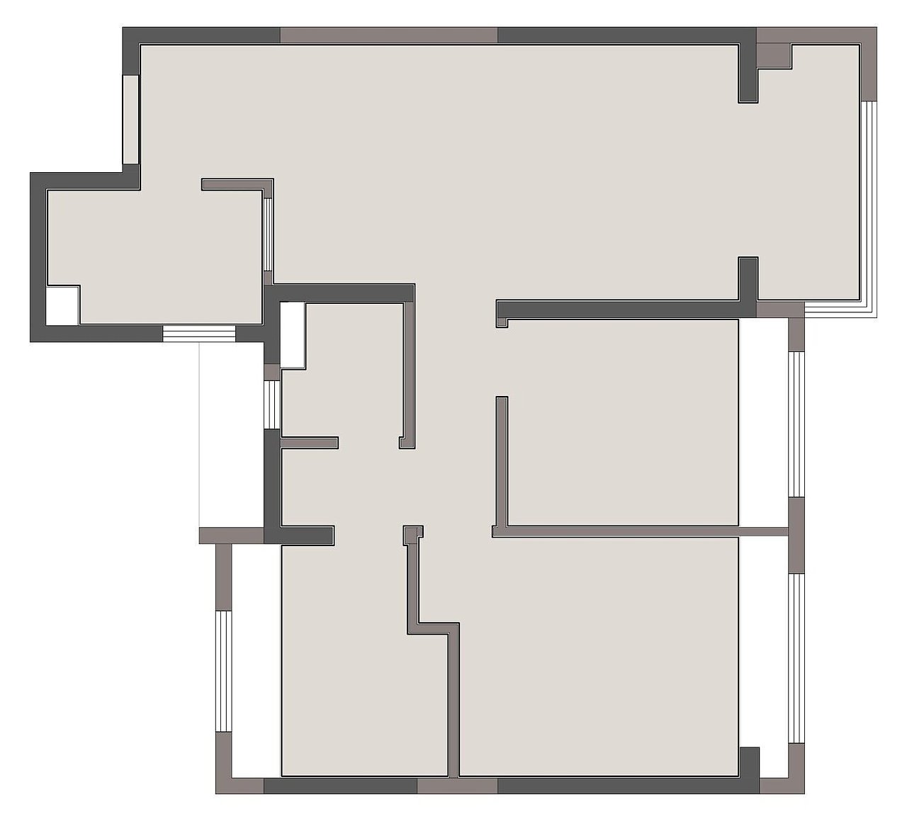 米白 + 暖棕的治愈系家｜把温柔刻进日常肌理（图ZNDA0NjczMjky） - 家装设计 - 站酷设计师南京可米设计原创素材 - 站酷ZCOOL