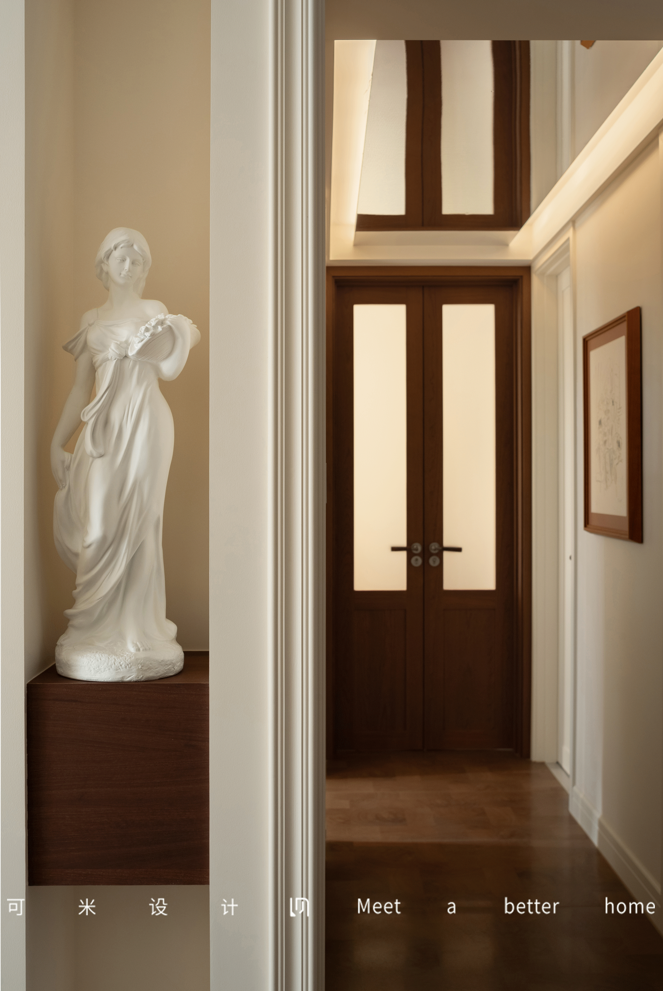 米白 + 暖棕的治愈系家｜把温柔刻进日常肌理（图ZNDA0NjczNDgw） - 家装设计 - 站酷设计师南京可米设计原创素材 - 站酷ZCOOL