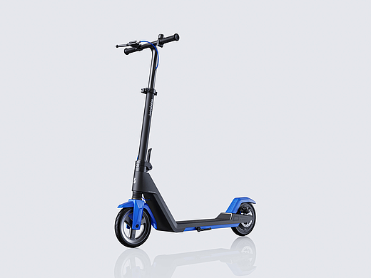 青少年滑板车—哈士奇设计