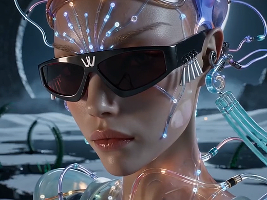 AI短片 | 细节爆表 • 暗黑智械“代号W” 