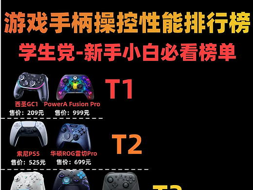 游戏手柄哪个牌子的好用又实惠？十大好用平价的游戏手柄推荐 