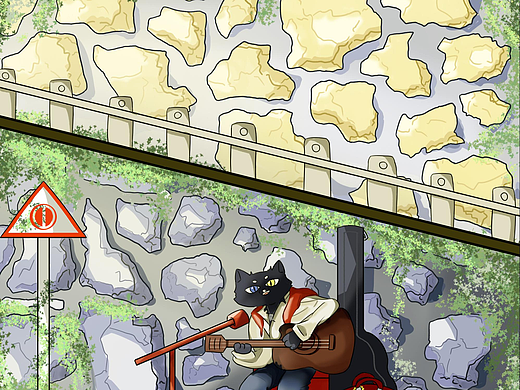 作为成年猫就需要出来挣钱养家了