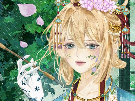 薇爾莉特 宋朝版（個(gè)人主頁(yè)-ZNzMzNjc1ODQ=） - 藝術(shù)插畫(huà) - 站酷設(shè)計(jì)師小也子很酷原創(chuàng)素材 - 站酷ZCOOL