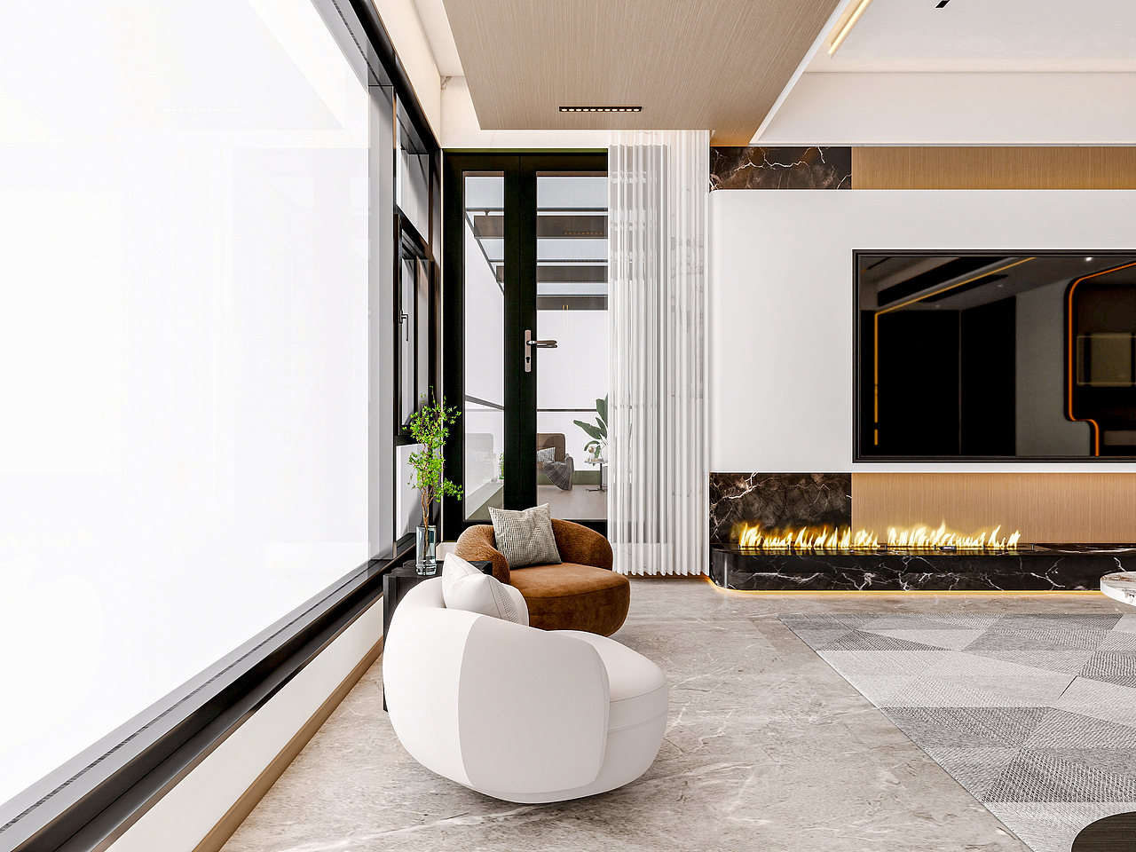 四川成都锦粼湖院二期（118平方意式极简三居室）（图ZNDA0NjkwNDI4） - 家装设计 - 站酷设计师设计师成爽原创素材 - 站酷ZCOOL