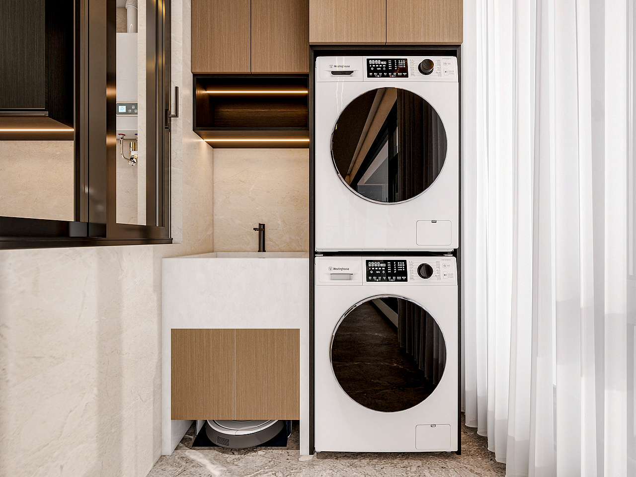 四川成都锦粼湖院二期（118平方意式极简三居室）（图ZNDA0NjkwNDM2） - 家装设计 - 站酷设计师设计师成爽原创素材 - 站酷ZCOOL