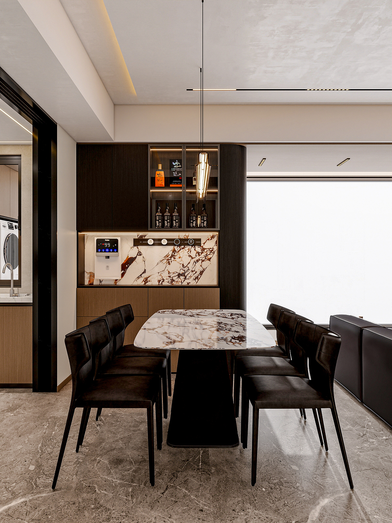 四川成都锦粼湖院二期（118平方意式极简三居室）（图ZNDA0NjkwNDA0） - 家装设计 - 站酷设计师设计师成爽原创素材 - 站酷ZCOOL