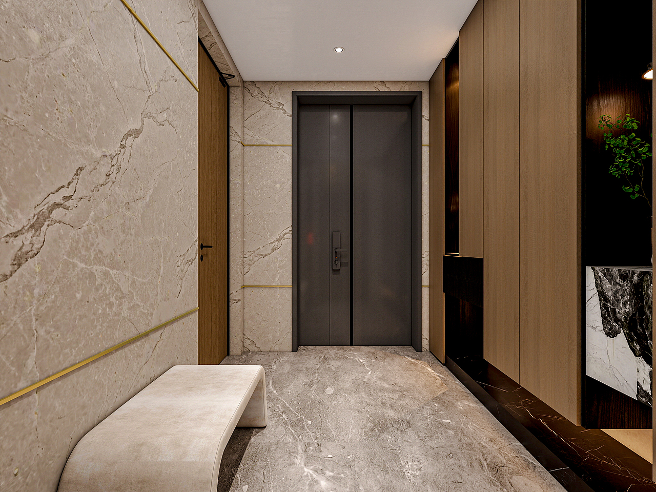 四川成都锦粼湖院二期（118平方意式极简三居室）（图ZNDA0NjkwNDQ0） - 家装设计 - 站酷设计师设计师成爽原创素材 - 站酷ZCOOL