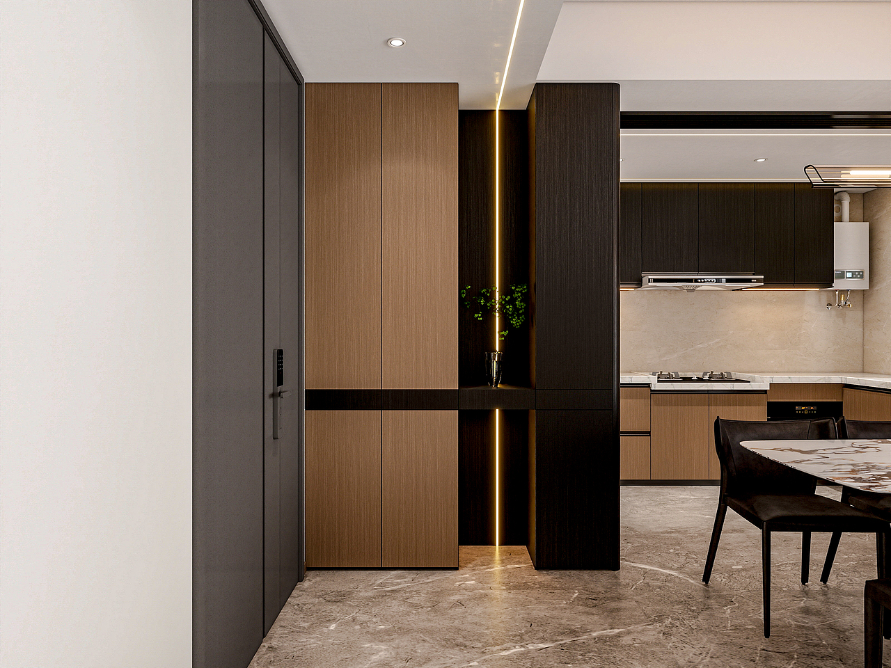 四川成都锦粼湖院二期（118平方意式极简三居室）（图ZNDA0NjkwNDI0） - 家装设计 - 站酷设计师设计师成爽原创素材 - 站酷ZCOOL