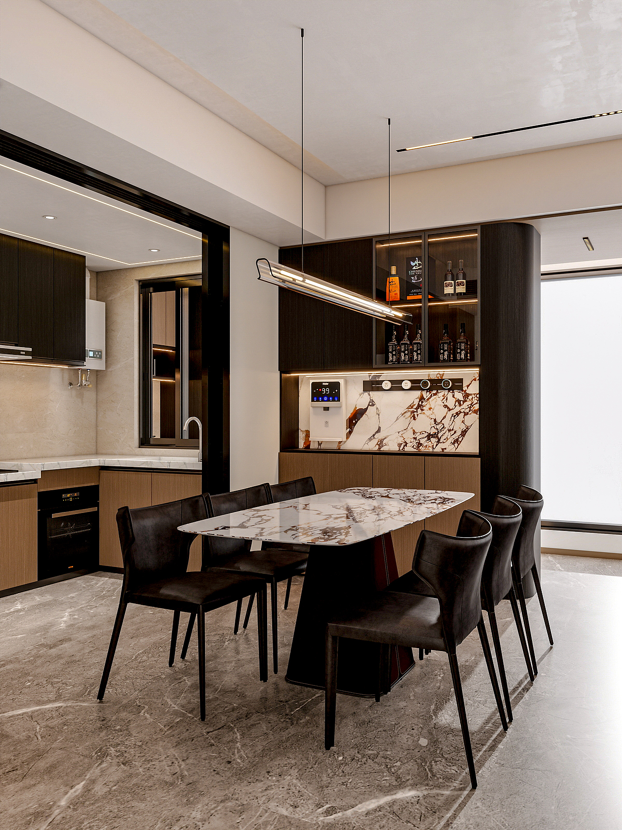 四川成都锦粼湖院二期（118平方意式极简三居室）（图ZNDA0NjkwNDAw） - 家装设计 - 站酷设计师设计师成爽原创素材 - 站酷ZCOOL