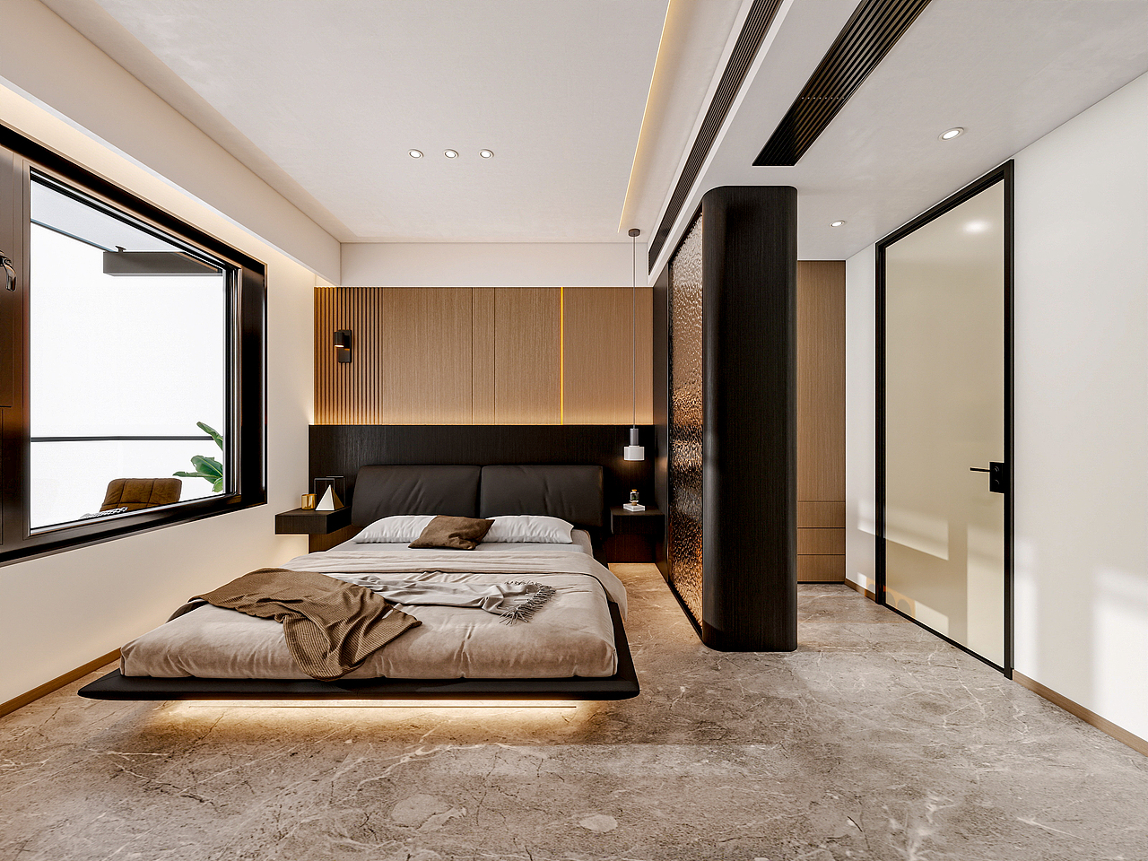 四川成都锦粼湖院二期（118平方意式极简三居室）（图ZNDA0NjkwNDUy） - 家装设计 - 站酷设计师设计师成爽原创素材 - 站酷ZCOOL