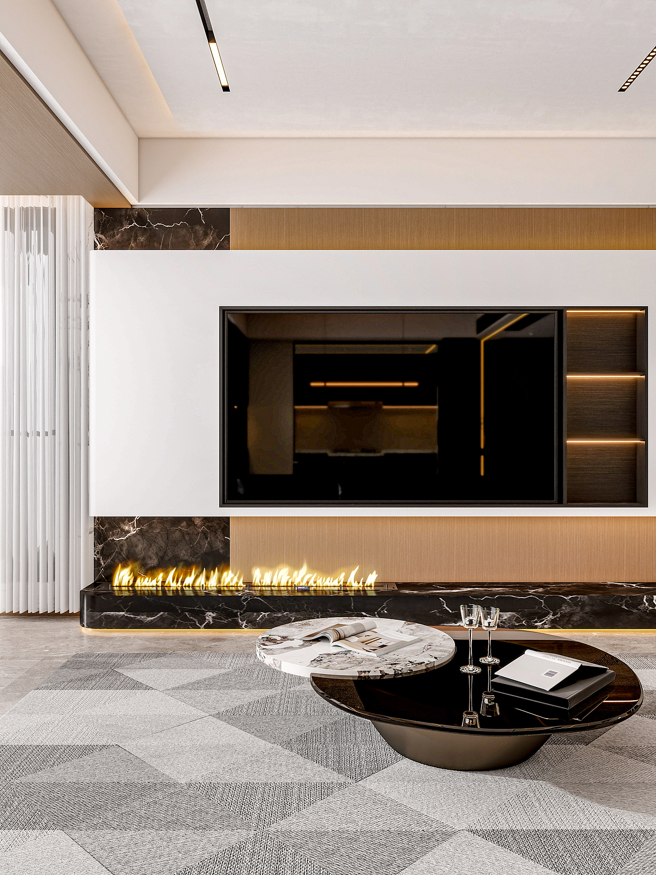 四川成都锦粼湖院二期（118平方意式极简三居室）（图ZNDA0NjkwNTI0） - 家装设计 - 站酷设计师设计师成爽原创素材 - 站酷ZCOOL