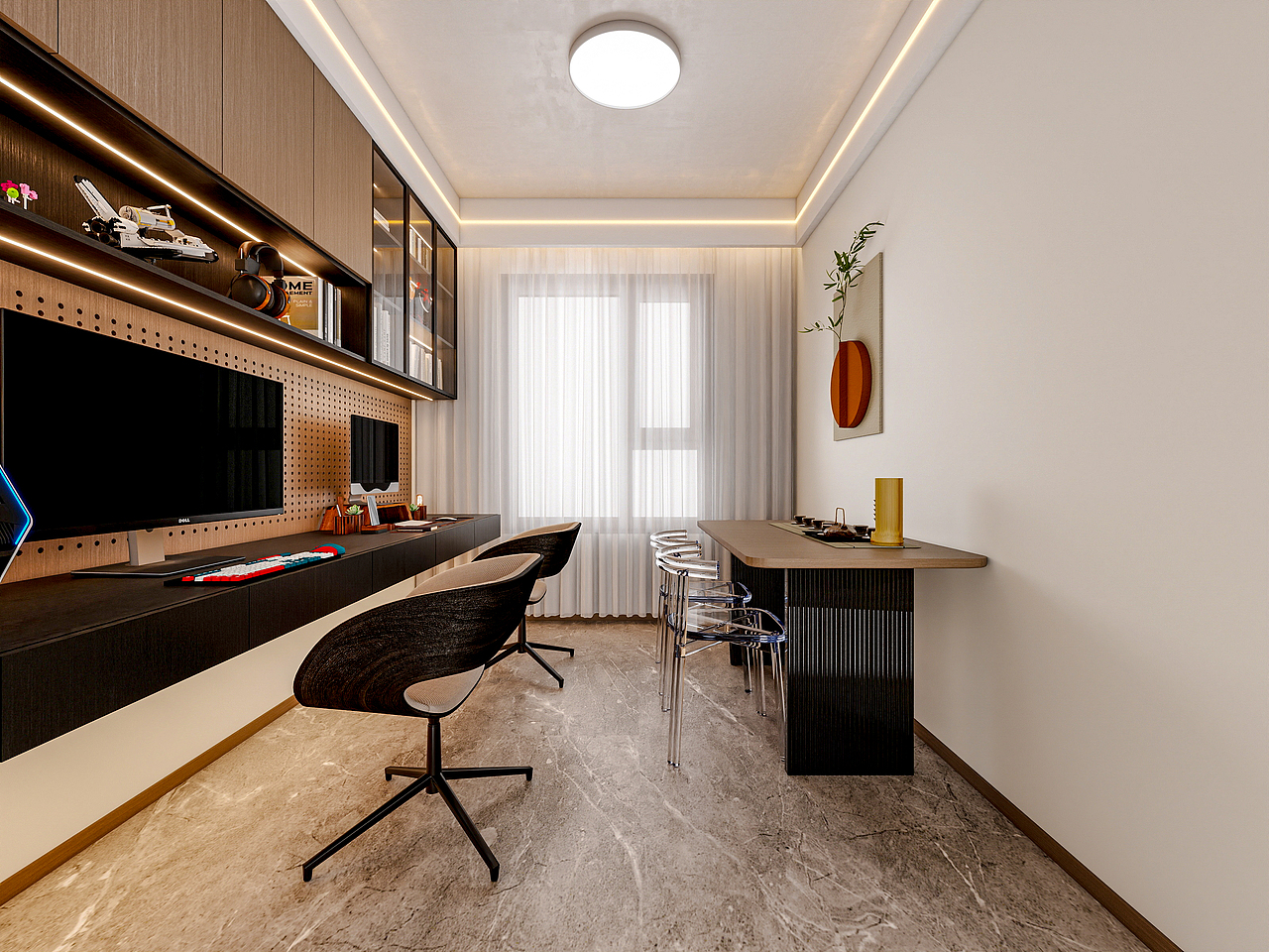 四川成都锦粼湖院二期（118平方意式极简三居室）（图ZNDA0NjkwNDQ4） - 家装设计 - 站酷设计师设计师成爽原创素材 - 站酷ZCOOL