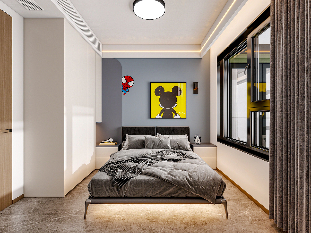 四川成都锦粼湖院二期（118平方意式极简三居室）（图ZNDA0NjkwNTYw） - 家装设计 - 站酷设计师设计师成爽原创素材 - 站酷ZCOOL