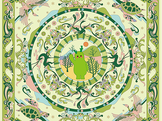 阿拉善SEE·环保丝巾设计