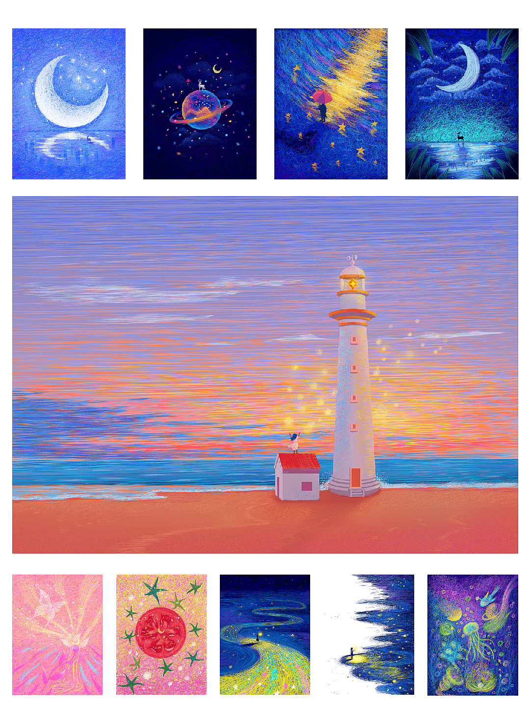 100张线圈插画作品合集（图ZNDA0Njk0MDA4） - 艺术插画 - 站酷设计师插画师胡一刮原创素材 - 站酷ZCOOL