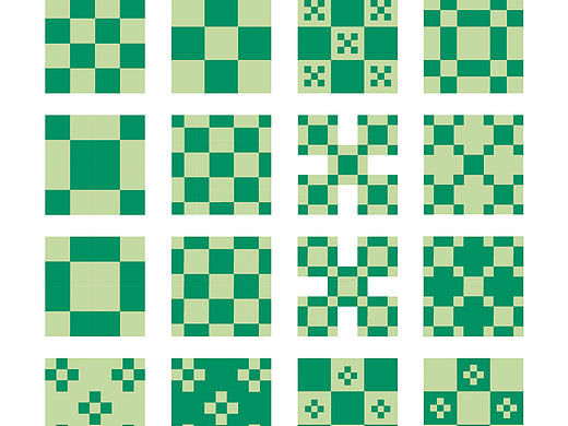 方棋纹-纹样练习