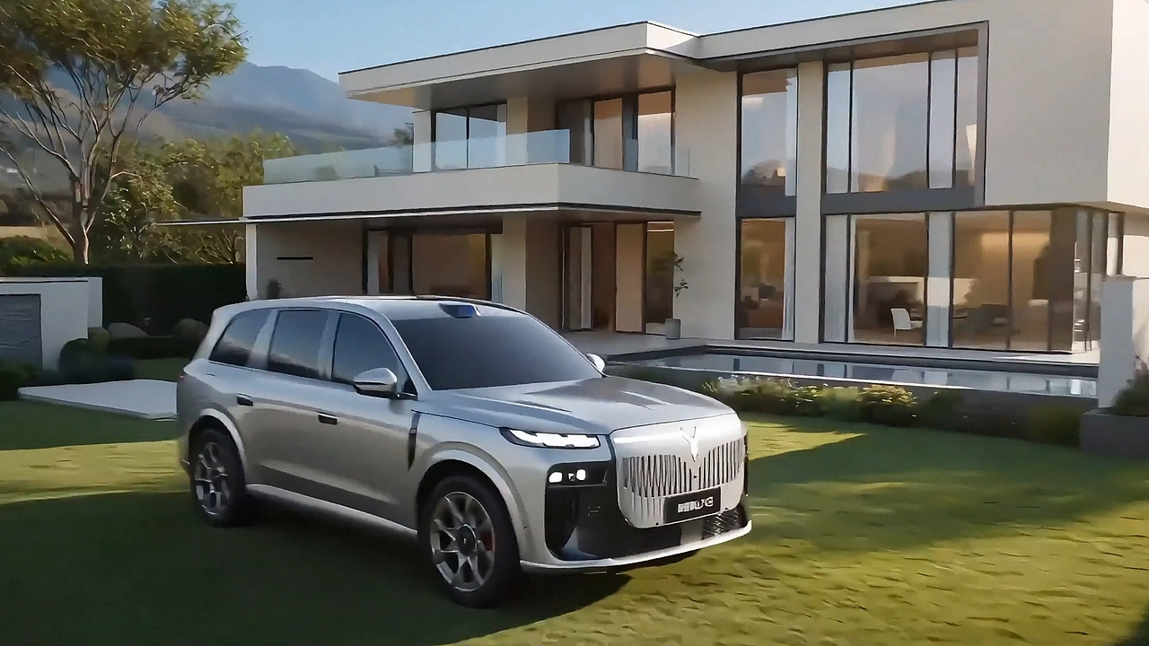 岚图X8《微观巨兽：降维打击》（图ZNDA0Njk4Njg4） - AI作品 - 站酷设计师Dyi趣味原创素材 - 站酷ZCOOL