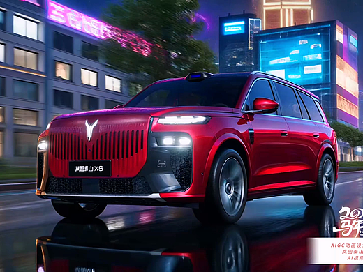 岚图泰山X8联合站酷/AIGC动画by皓月Chloe