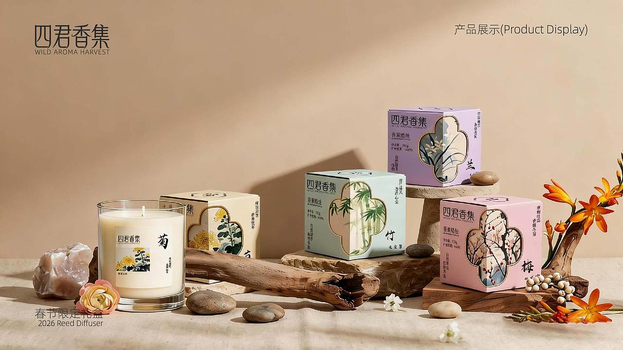 四君香集（图ZNDA0NzAwNDEy） - 包装 - 站酷设计师A0K1ng原创素材 - 站酷ZCOOL