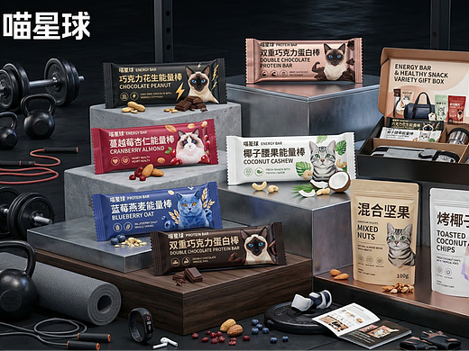 喵星球包装设计-零食