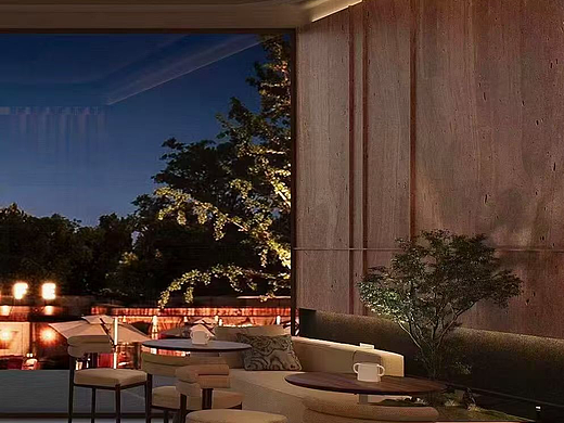 木色与暖光交织，把喧嚣都关在门外。（个人主页-ZNzMzNzA1NTI=） - 商业空间设计 - 站酷设计师允诺yn原创素材 - 站酷ZCOOL