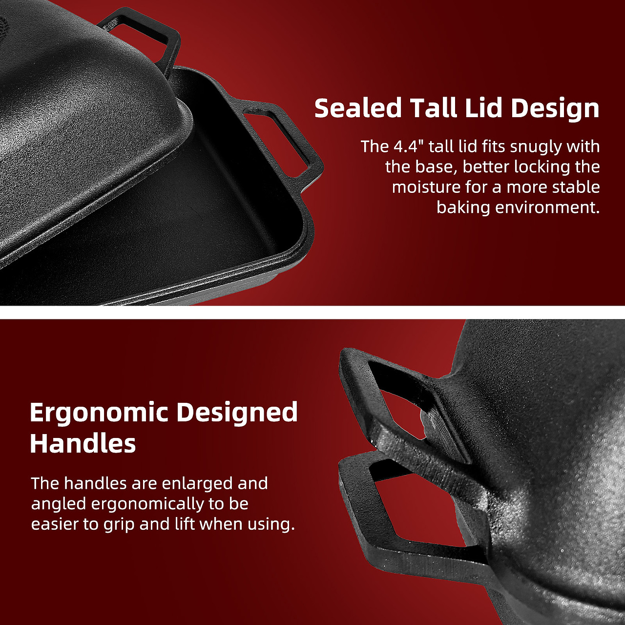 亚马逊精品设计——黑色方形铸铁面包锅（图ZNDA0NzA5MzI4） - 电商 - 站酷设计师褚绘妍原创素材 - 站酷ZCOOL